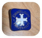 H470-I-Insigna veche alama emailata- Asociatia Caritate a Femeilor din Biserica Evanghelica Protestanta fondata 1899 Germania stare buna.