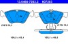 ATE 13.0460-7203.2 set placute frana,frana disc