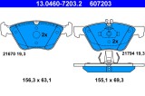 ATE 13.0460-7203.2 set placute frana,frana disc