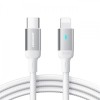 Cablu Date si Incarcare USB-C - Lightning Joyroom Extraordinary Series A10, 20W, 1.2m, Alb, Apple