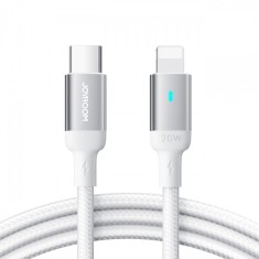Cablu Date si Incarcare USB-C - Lightning Joyroom S-A10, 20W, 1.2m, Alb