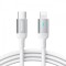 Cablu Date si Incarcare USB-C - Lightning Joyroom Extraordinary Series A10, 20W, 1.2m, Alb