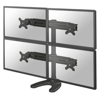 Suport cvadruplu monitor de birou Neomounts FPMA-D700DD4; pentru display-uri cu foto