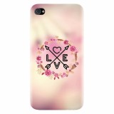 Husa silicon pentru Apple Iphone 4 / 4S, Love Arrow