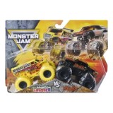 MONSTER JAM SET 2 MASINUTE METALICE CLASSROOM CRUSHER SI MAYHEM SCARA 1 LA 64
