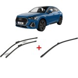 Cumpara ieftin Set 3 stergatoare AUDI Q3 Sportback (F3N) 2019 - 2021, parbriz si luneta, Bosch Aerotwin