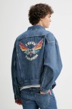 Levi&#039;s geacă din denim PRIDE ONE FAMILY TRUCKER de tranzitie, 002FF