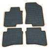 Covorase Cauciuc Dedicate Hyundai i20 II III (2014-Prezent) &amp; Bayon (2021-) Rigum Cehia - Premium, Fara Miros, Margine Protectie