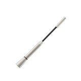 ANTENA AUTO EXTERIOR CROMATA 15.8 CM CU 3 ADAPTOARE (4-5-6MM)