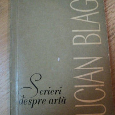 LUCIAN BLAGA- SCRIERI DESPRE ARTA, 1970