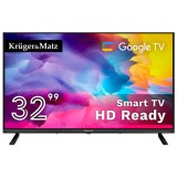 GOOGLE SMART TV 32 INCH 81CM H265 HEVC KRUGER&amp;MATZ EuroGoods Quality, 81 cm