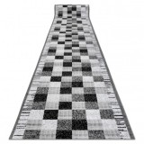 Traversa BCF ANNA Squares 2954 gri pătrate, 100 cm