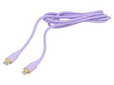 Cablu USB 2.0 GEMBIRD 1,5m USB C - Lightning violet