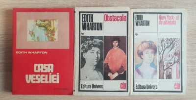 4 titluri EDITH WHARTON: Casa Veseliei *Obstacole *New York-ul... *Ethan Frome foto