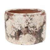 Cumpara ieftin Ghiveci flori teracota bej verde 18x11 cm