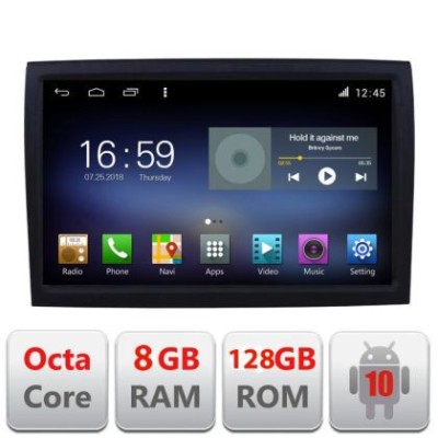 Navigatie Fiat ducato 2006- F-ducato Octa Core cu Android Radio Bluetooth Internet GPS WIFI DSP 8+128GB 4G CarStore Technology foto