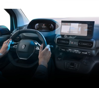 Folie Protectie Navigatie Peugeot Partner 2024+, Duragon, protectie Display Navigatie, silicon Mat, Anti-zgarieturi, Anti-amprenta, kit instalare foto