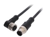 Cablu Conectare M12 4 Pini 1m 250VAC 4A PUR