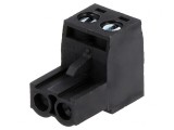 Adaptor Euro Plug Negru 2 CKT 5.08mm, MOLEX
