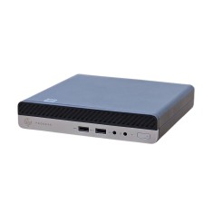 Unitate PC Refurbished, HP PRODESK 400 G4 USFF, Procesor I5 8500T, Memorie RAM 16 GB, SSD 256 GB SATA NOU, Windows 11 Pro