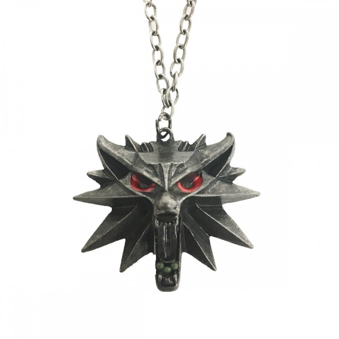 Pandantiv / Colier / Lantisor - Cap De Lup Witcher 3 III Wild Hunt