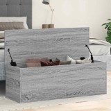 VidaXL Cutie de depozitare, gri sonoma, 102x35x35 cm, lemn prelucrat