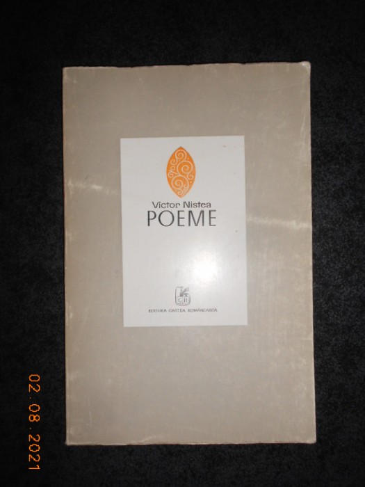 VICTOR NISTEA - POEME (1972, prima editie)