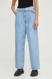 Levi&#039;s jeansi BELTED BAGGY femei high waist