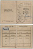 Romania, Uniunea Femeilor Democrate din Romania, Cartea de membra, Bucuresti, 1950