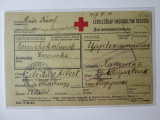 Rara! Carte postala prizonieri de razboi Crucea Rosie 1917 Ungaria-Rusia, Germania, Necirculata, Fotografie