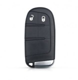 Set 2 bucati - Carcasa cheie Smart Key Topautochei&amp;#174; compatibila cu Chrysler Jeep Cherokee Dodge Ram 1500 Journey Charger Challenger Fiat