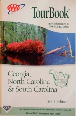 TOUR BOOK. GEORGIA, NORTH CAROLINA &amp;amp; SOUTH CAROLINA 2003 foto