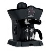 Espressor Manual Heinner Retro Effect 800W, 3.5 Bari, 250ml, Cană Sticlă, Negru + Cappuccino
