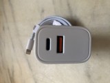 Incarcator 33w 2 iesiri USB si USB-C (Type-C) + cablu USB-C (type-c) la lightning Iphone