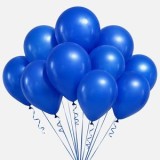 Set de 10 Baloane de Latex Albastru pentru Petreceri (30cm), CMCLASS