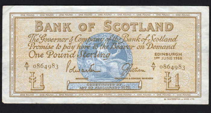 Scotia 1 Pound s0864983 1966