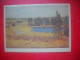 HOPCT 23481 LACUL SARAY -I I LEVITAN 1860-1900 --MUZEE RUSIA - CP PICTURA --NECIRCULATA
