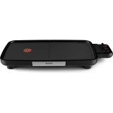 Gratar electric Tefal Plancha Booster CB641810, 2200 W, Power Boost, termostat ajustabil, suprafata antiaderenta Tefal Resist+, indicator thermospot,