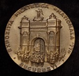 Medalie Centenarul Independenței de Stat a Rom&acirc;niei 1977,br 6 cm