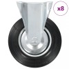 VidaXL Roți fixe, 8 buc., 200 mm 277996