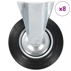 vidaXL Roți fixe, 8 buc., 200 mm 277996