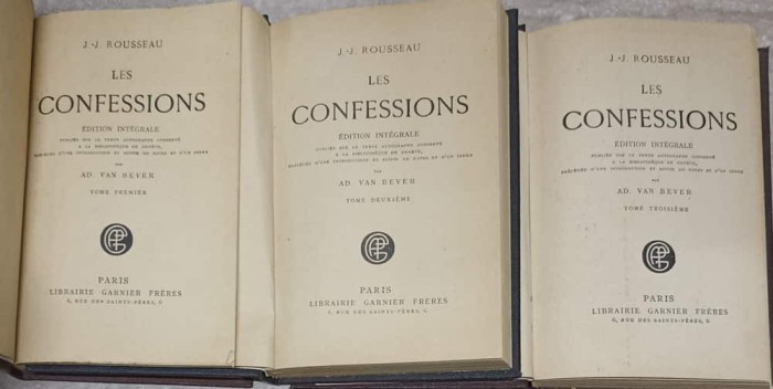 LES CONFESSIONS VOL.1-3-JEAN JACQUES ROUSSEAU-238406
