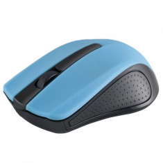 Mouse Modecom, Optic, Wireless, 3 Butoane, 1200dpi, Albastru foto