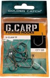 Carlige Golden Catch V-Claw, Nr. 8, 10buc/pac