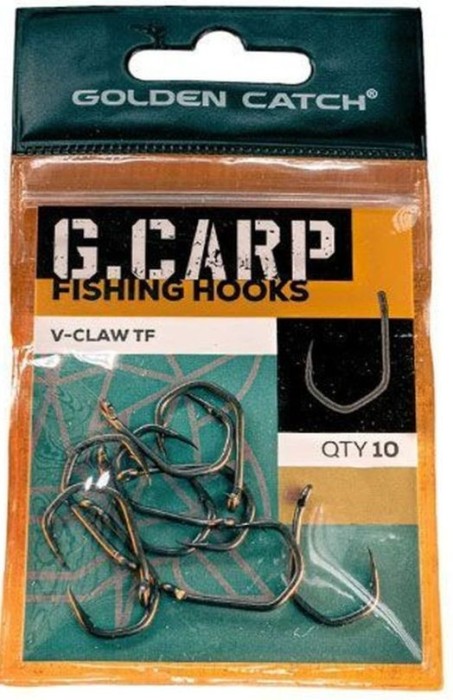 Carlige Golden Catch V-Claw, Nr. 8, 10buc/pac