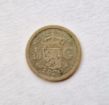 Indiile Olandeze de Est 1/10 Gulden 1920 moneda din argint km # 311 AG. 720 Wilhelmina, Europa