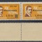 1961 ROMANIA supratipar aviatie Aurel Vlaicu eroare le &icirc;n loc de lei pereche MNH