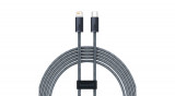 Baseus Cablu USB tip C - Lightning pentru iPhone, 2m, Power Delivery, 20W, gri (CALD000116)