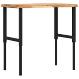 Cumpara ieftin Banc lucru 100x60x(73-99,5) cm lemn masiv acacia dreptunghiular