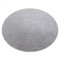 Covor rotund SAN MIGUEL argintiu 92 simplu, culoare, solidă, cerc 100 cm